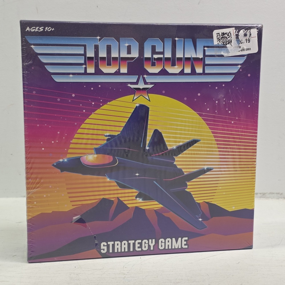 Top‎ Gun Strategy Board Game Retro Cruise Movie Theme 2-4 Players New Sealed!